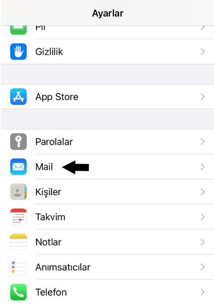 iOS Mail Kurulumu