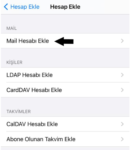 iOS Mail Kurulumu